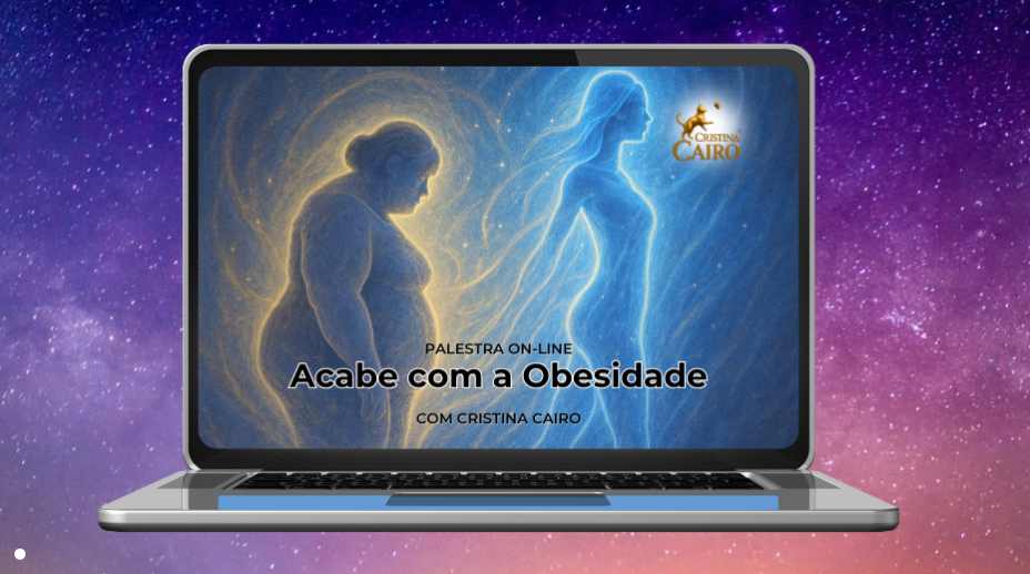 🌿 Palestra On-line | Acabe com a Obesidade com Cristina Cairo✨