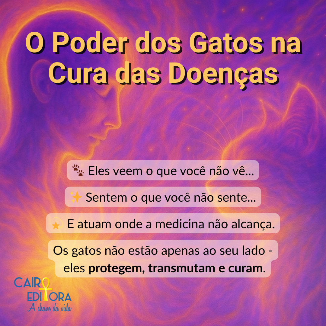 Palestra On-Line ao Vivo: 🐱✨O Poder dos Gatos na Cura das Doenças✨🐱 com Cristina Cairo
